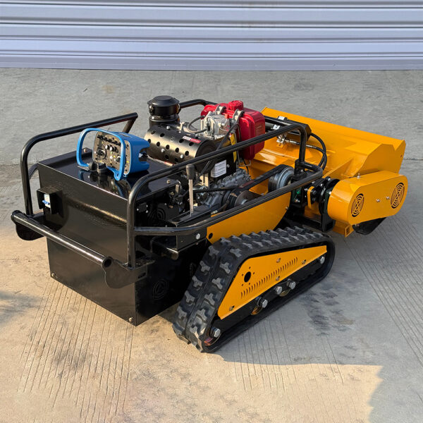 Wireless remote control lawn mower